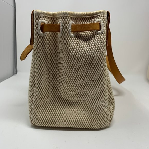 Hermes herbag hand bag beiges canvas - Picture 8 of 16
